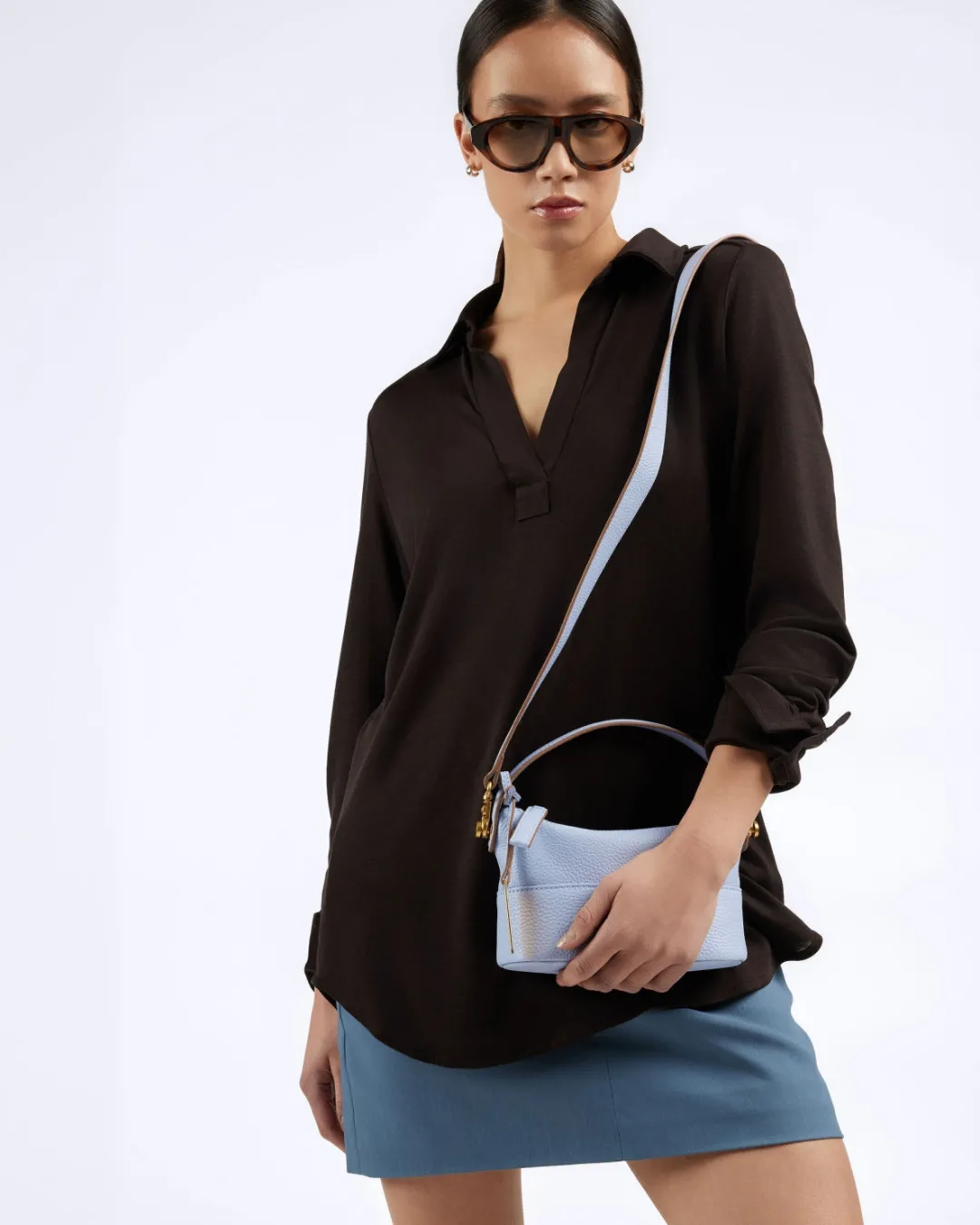 Smaak Amsterdam Handtassen | Crossbody Tassen-MELL | LAVENDER - BLUE